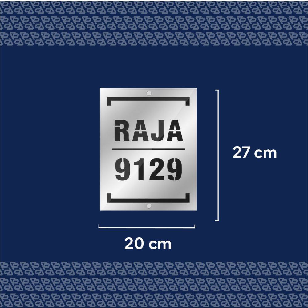 لوحة عنوان بيتك (002) 