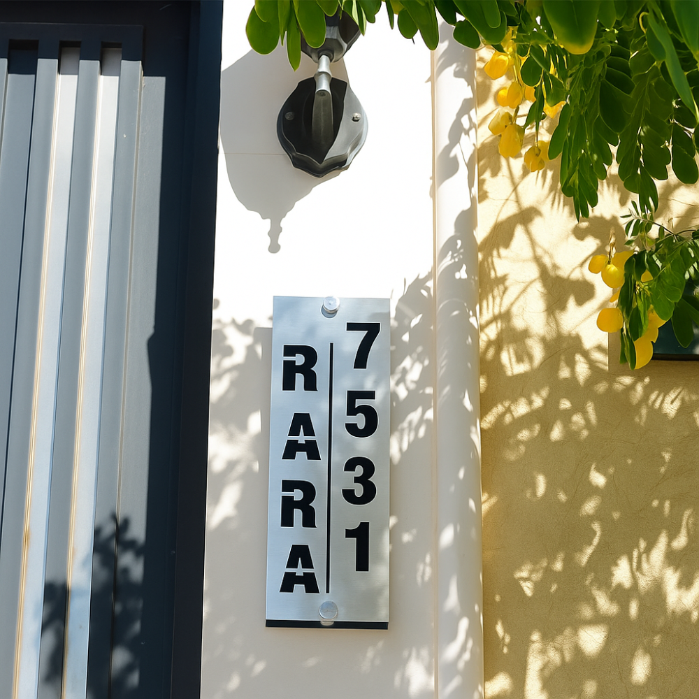 لوحة عنوان بيتك (003) 